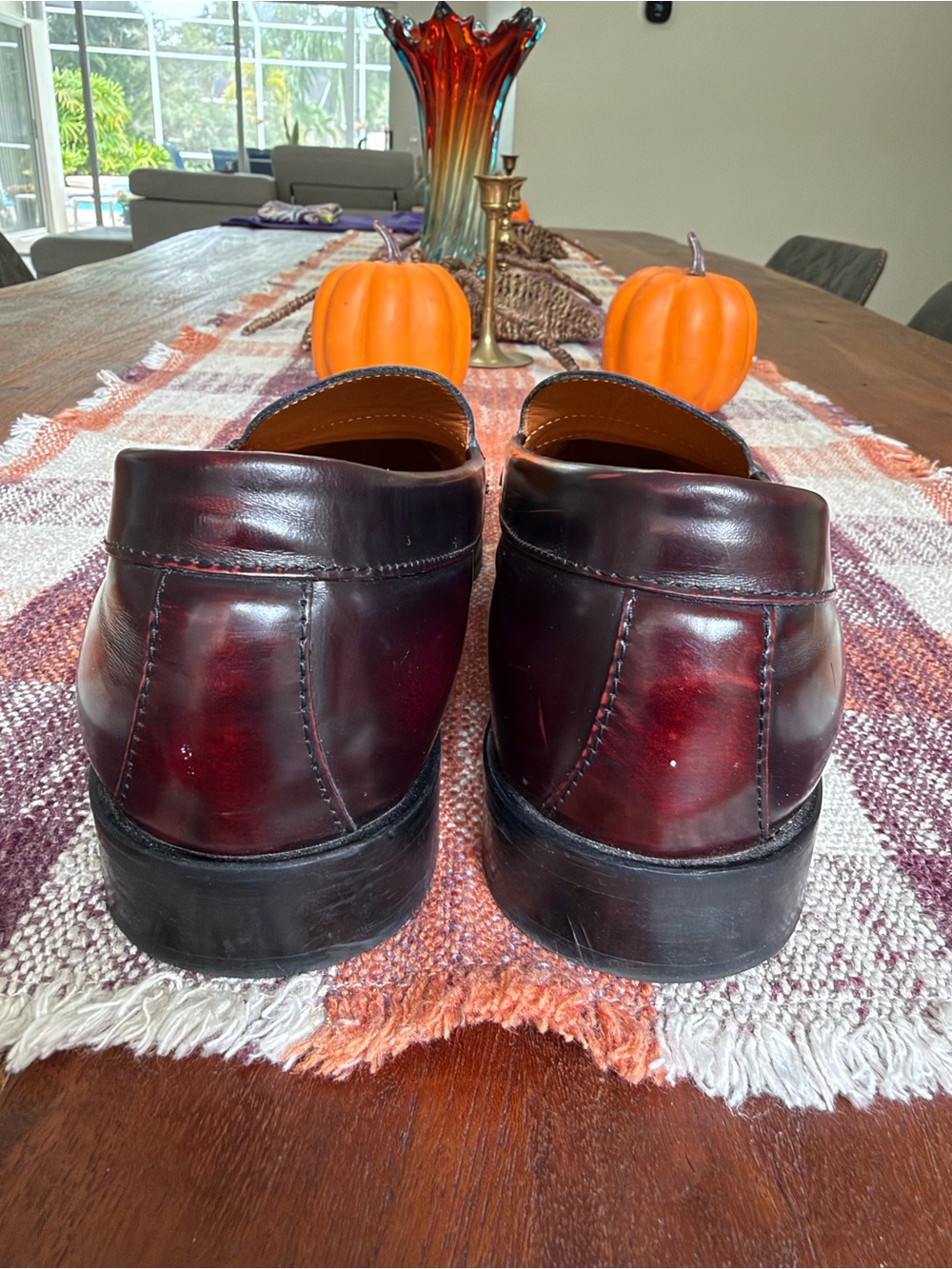 Everlane MODERN PENNY LOAFER Oxblood size 9.5 fits like 9 - Picture 4 of 5